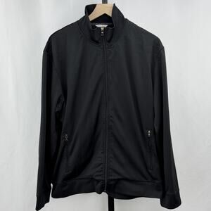 Calvin Klein Black Men’s Zip Up Long Sleeve Track Jacket Size XL